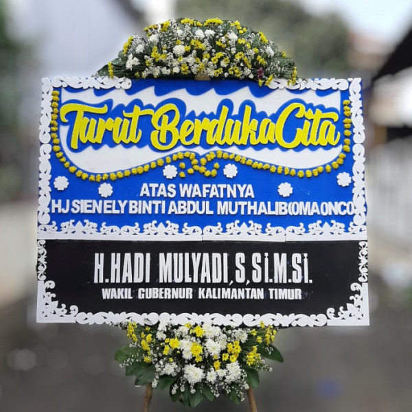 Karangan Bunga Duka Cita aula polresta palangkaraya